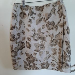 Ann Taylor Linen Blend mini skirt.  ***Vintage Wrap Skirt